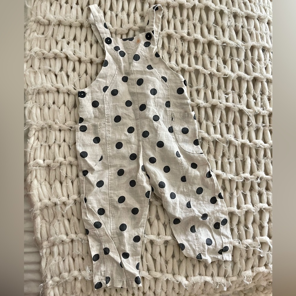Zara linen overalls 3-4 years